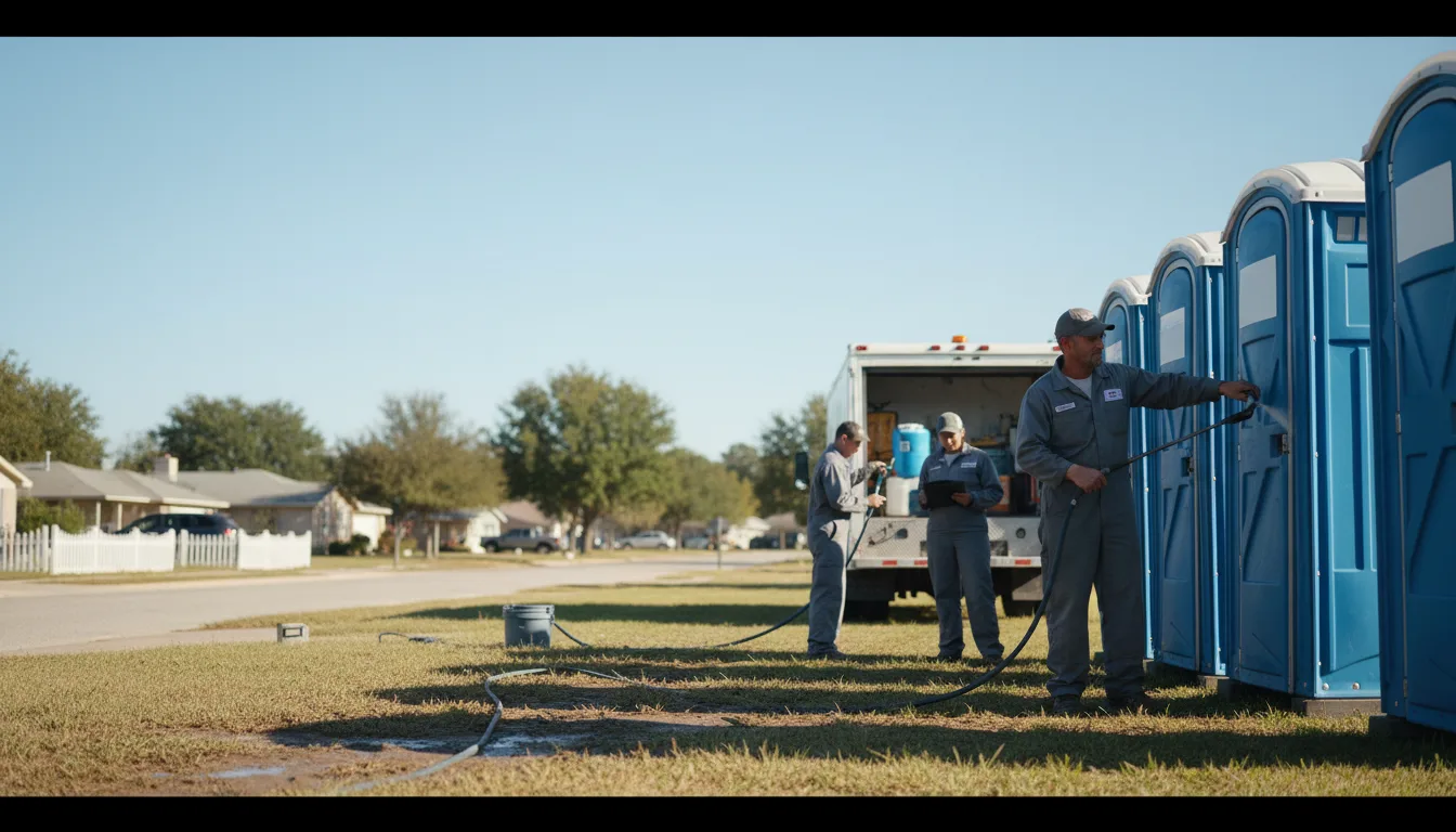 Long-Term Portable Toilet Rental in Lakeland, GA near me